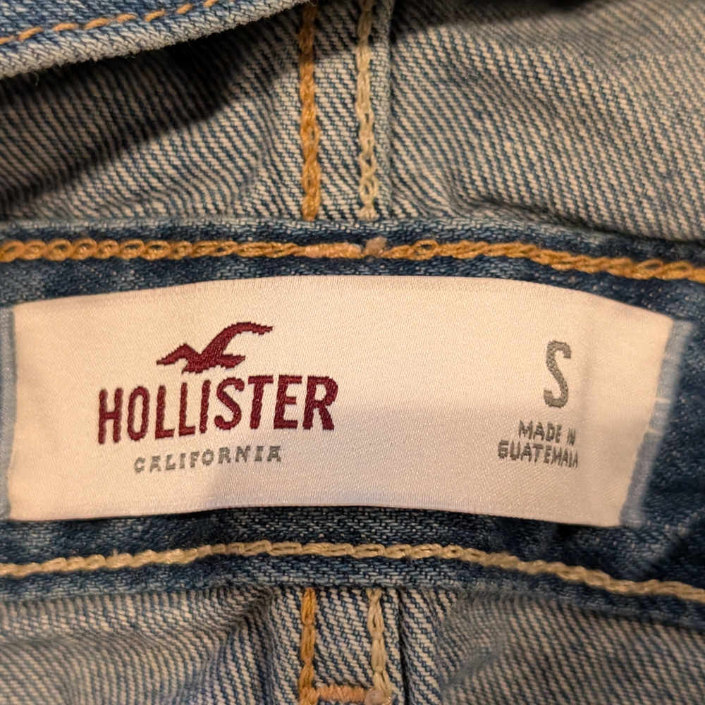 Hollister Blue Denim with Tan Stitching - Picture 3 of 3